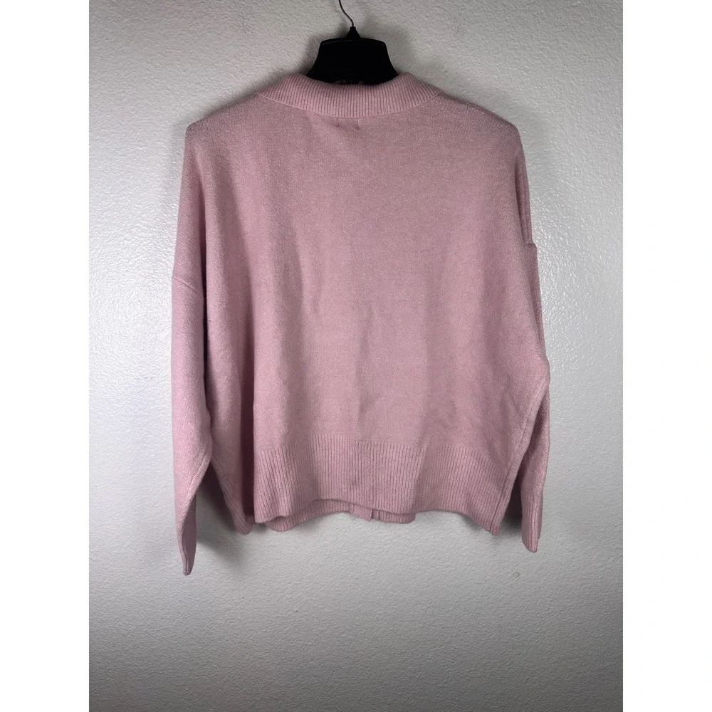 A New Day Womens Pink Heart Button Front Cardigan Sweater 3X New With Tags